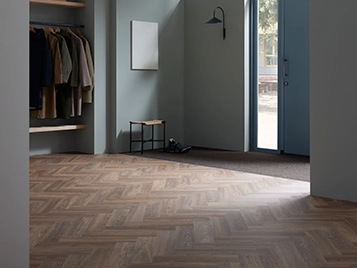 Allura Home - 63945 dark serene oak & Coral entrance floor